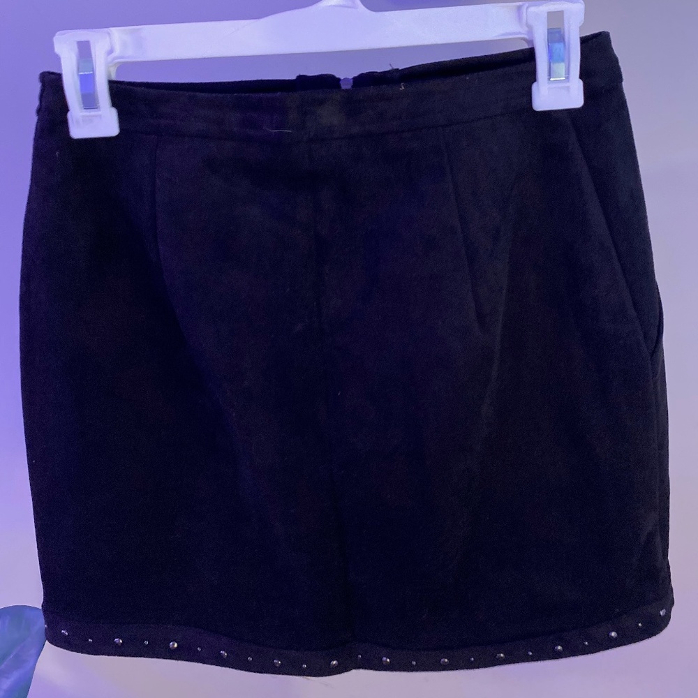 Black American Eagle Outfitters Velvet Skirt - Picture 2 of 2